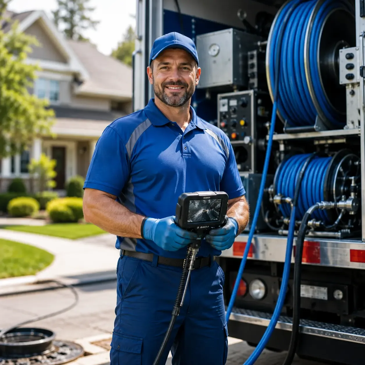 Local outdoor drain cleaning specialists in Petersburg, IL